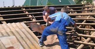 Демонтаж крыши в Электростали - стоимость работ от 740 рублей за м2